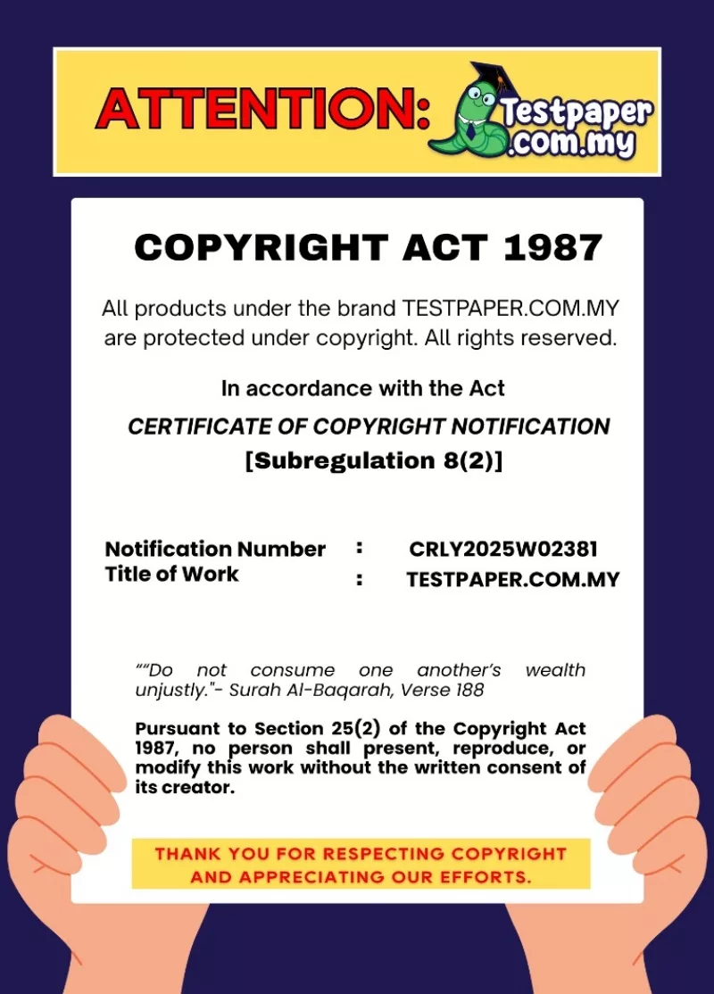 Himpunan Ujian Akhir Tahun 2 2025 yang Ada Dalam PDF, Word Serta JSU