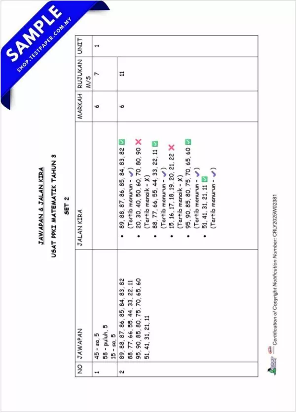 Download Ujian Matematik PPKI Akhir Tahun 3 2025 Berserta Dokumen Word Serta PDF