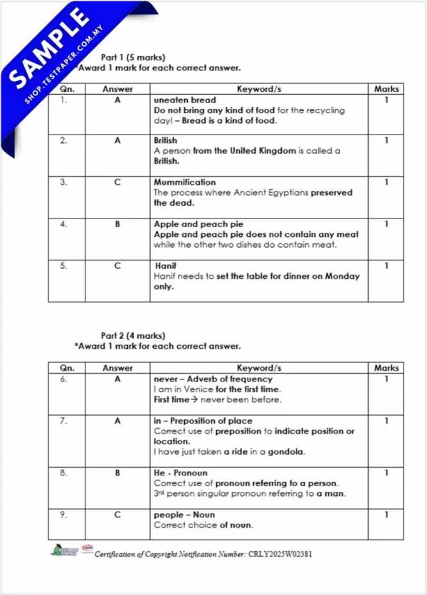 PDF Ujian BI Akhir Tahun 4 2025 Disediakan Dalam PDF, Word dan JSU
