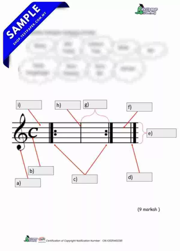 PDF Ujian Akhir Pendidikan Muzik Tahun 4 2025 Dalam Bentuk Word dan JSU KSSR