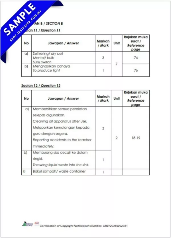Muat Turun Ujian Akhir Sains Tahun 2 2025 Ada Dalam Word, PDF dan JSU Terkini