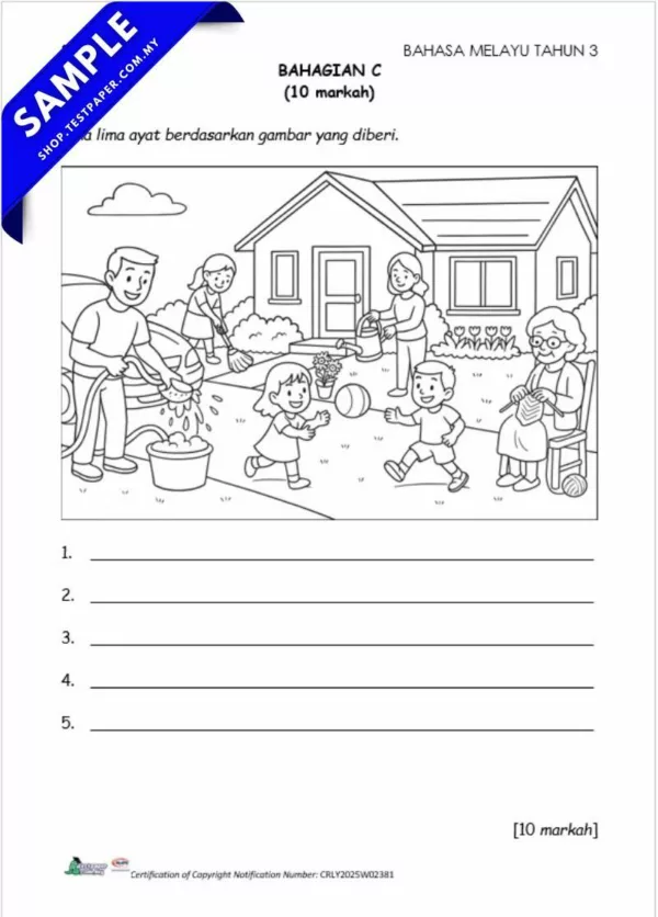 Download Ujian Akhir BM Tahun 3 2025 Dalam PDF dan Word Serta JSU