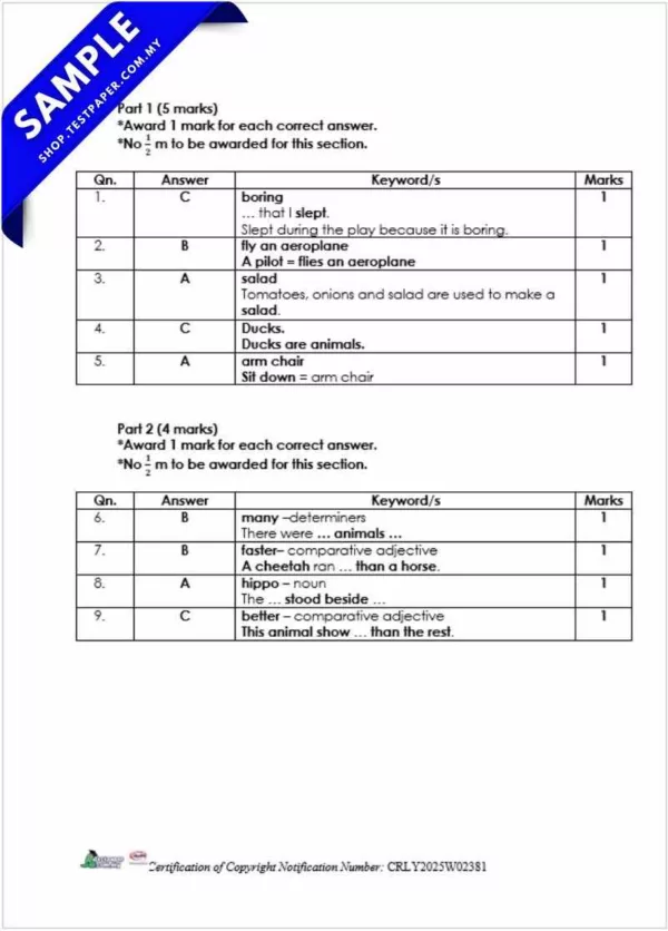 Muat Turun Ujian BI Akhir Tahun 3 2025 Disediakan Dalam PDF, Word dan JSU