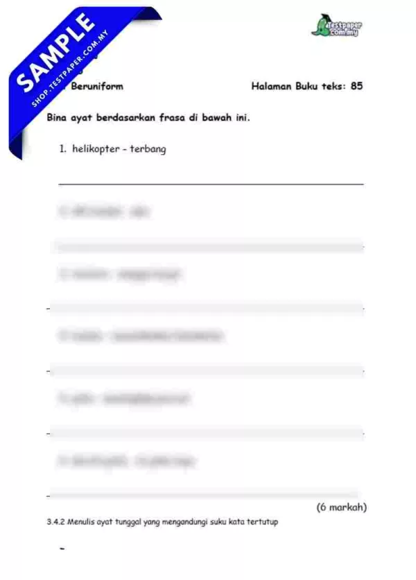 Download Ujian BM PPKI Akhir Tahun 3 2025 Berserta Dokumen Word Serta PDF