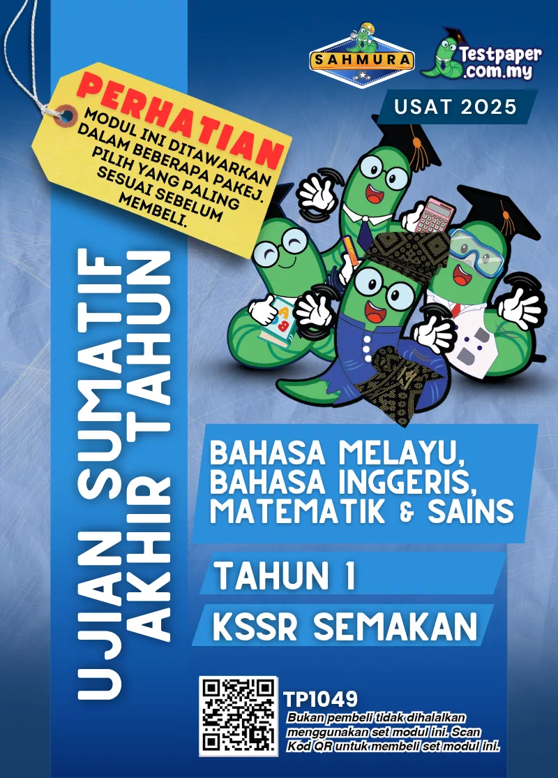 Koleksi Ujian Akhir Tahun 1 2025 Dalam Bentuk PDF, Word dan JSU untuk Guru
