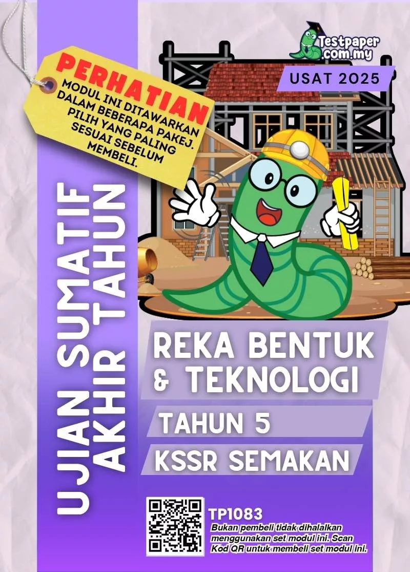 Download PDF Ujian Akhir Reka Bentuk Teknologi Tahun 5 2025 Format UASA yang Ada JSU