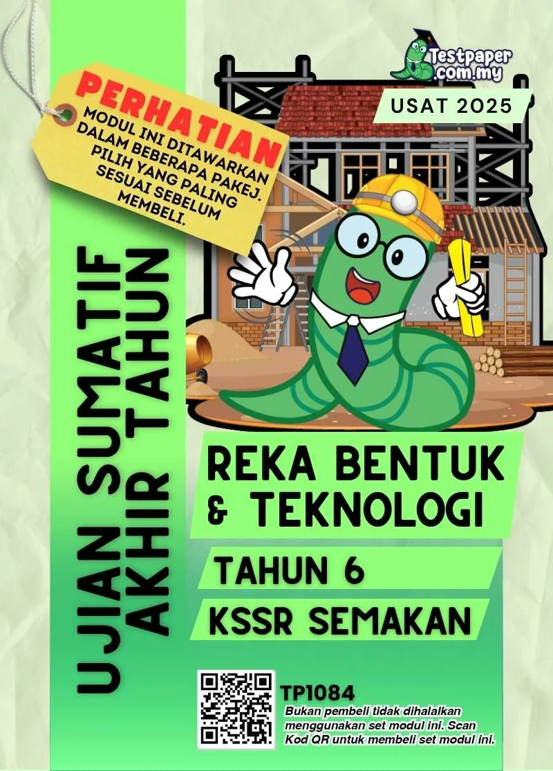 Muat Turun Ujian RBT Akhir Tahun 6 UASA 2025 Dalam PDF, Word dan JSU