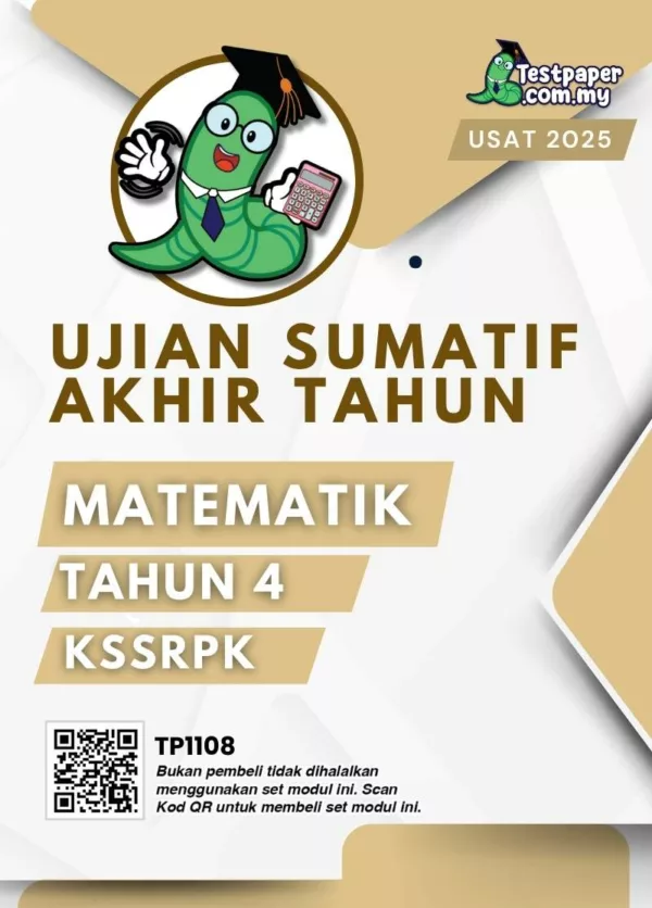 Soalan Ujian Akhir Matematik PPKI Tahun 4 2025 Dalam Bentuk Word dan PDF