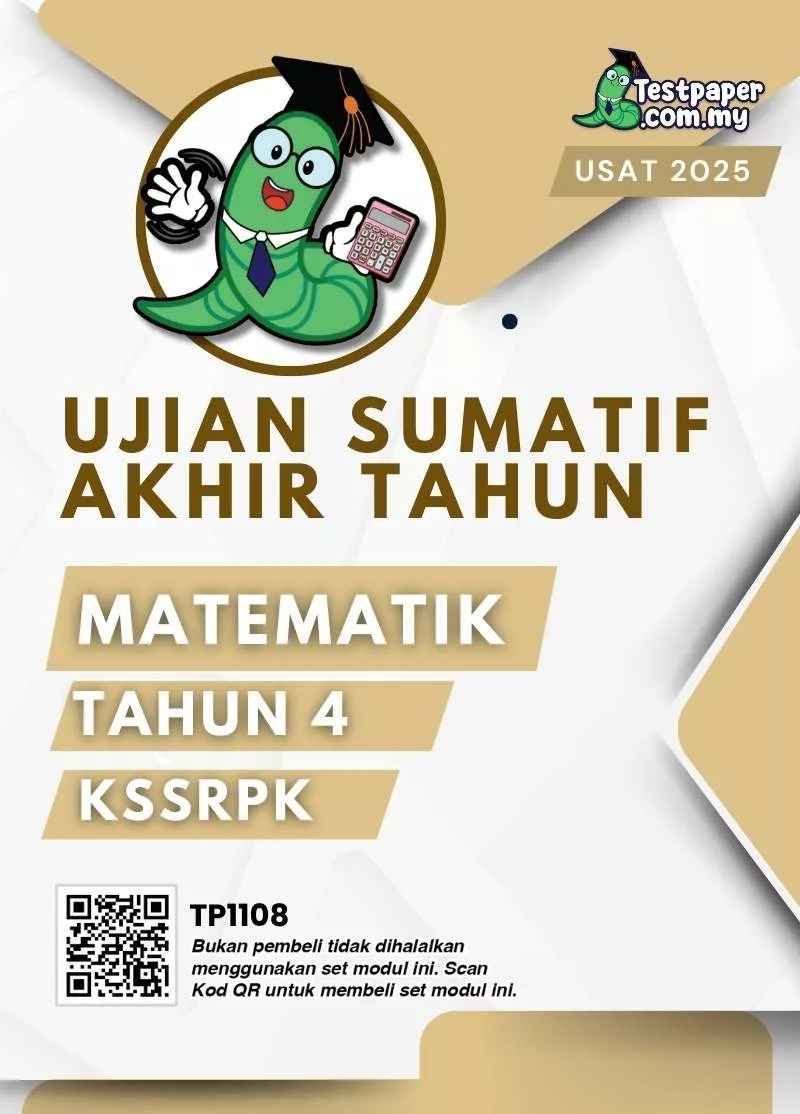 Soalan Ujian Akhir Matematik PPKI Tahun 4 2025 Dalam Bentuk Word dan PDF