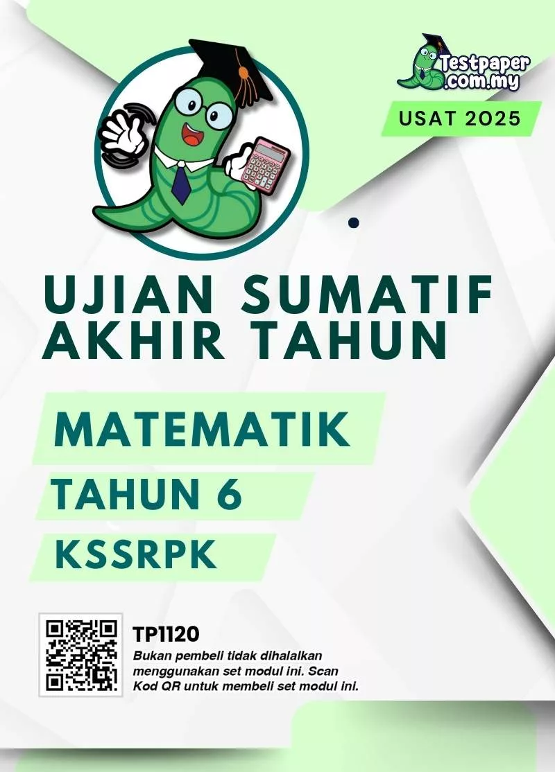 PDF Soalan Ujian Akhir Matematik PPKI Tahun 6 UASA 2025 yang Ada Dalam Word Juga