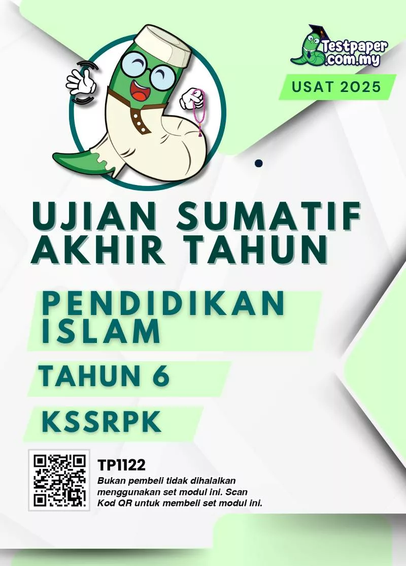Kertas Ujian Pendidikan Islam PPKI Akhir Tahun 6 2025 Dalam Fail PDF dan Word