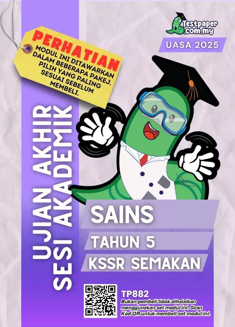 Kertas Ujian Akhir Sains Tahun 5 UASA 2025 Dalam Bentuk PDF dan Word Serta Ada JSU
