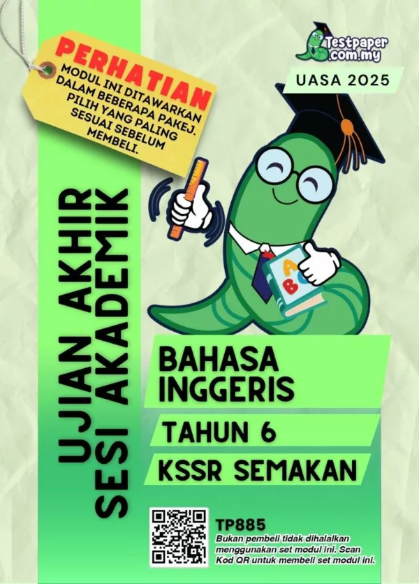 Muat Turun Ujian BI Akhir Tahun 6 UASA 2025 Dalam Fail PDF, Word, JSU dan JSI Terkini