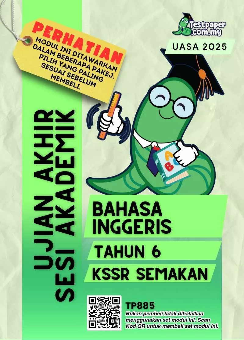 Muat Turun Ujian BI Akhir Tahun 6 UASA 2025 Dalam Fail PDF, Word, JSU dan JSI Terkini