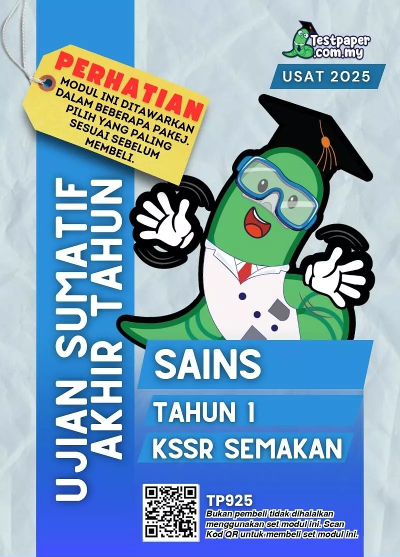 Dokumen Soalan Sains Tahun 1 Akhir Tahun 2025 untuk Guru dan Ibu Bapa