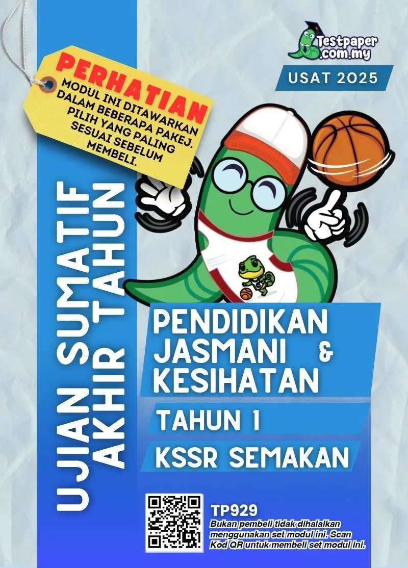 Dapatkan Ujian Akhir PJPK Tahun 1 2025 Dalam Bentuk PDF, Word dan JSU Terbaik