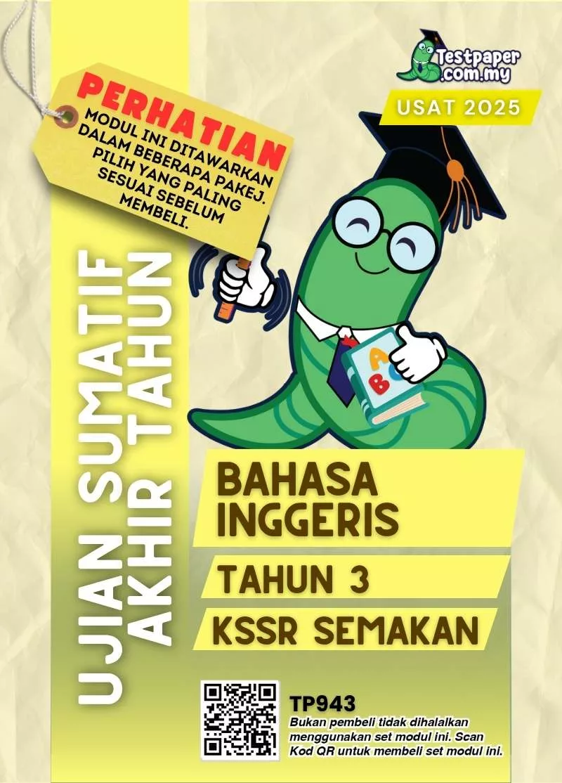 Muat Turun Ujian BI Akhir Tahun 3 2025 Disediakan Dalam PDF, Word dan JSU