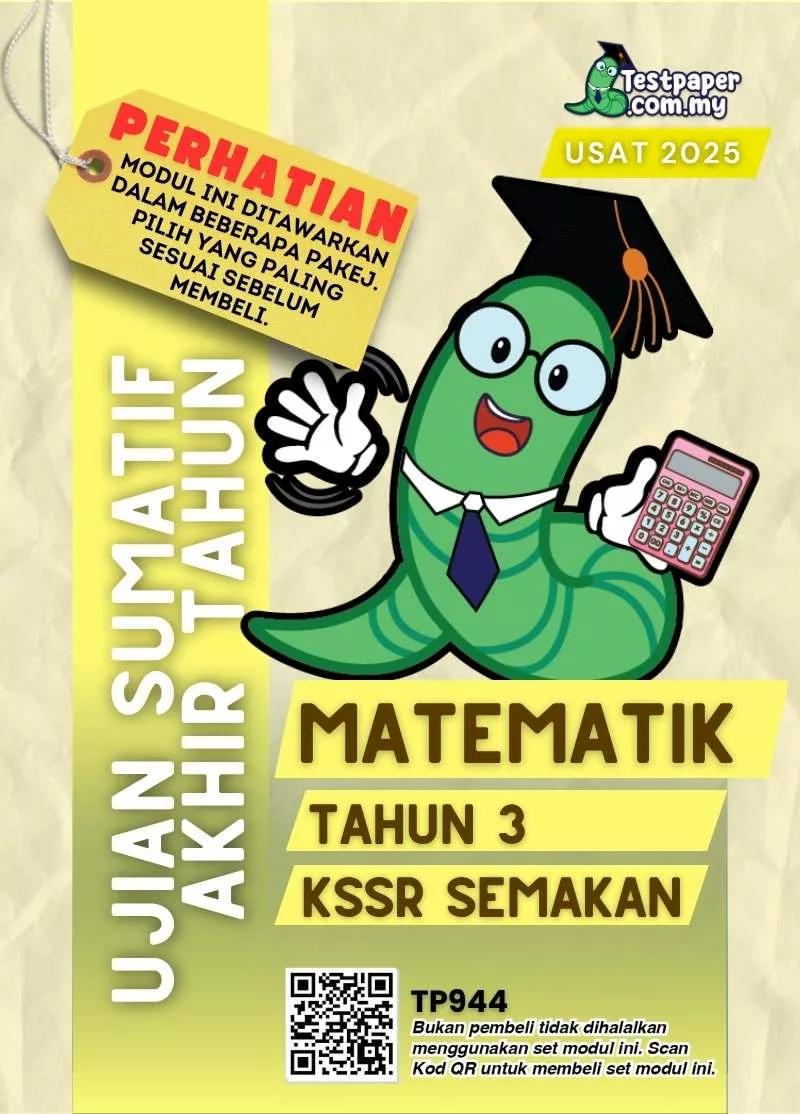 Dapatkan Ujian Matematik Akhir Tahun 3 2025 Dalam Word dan JSU