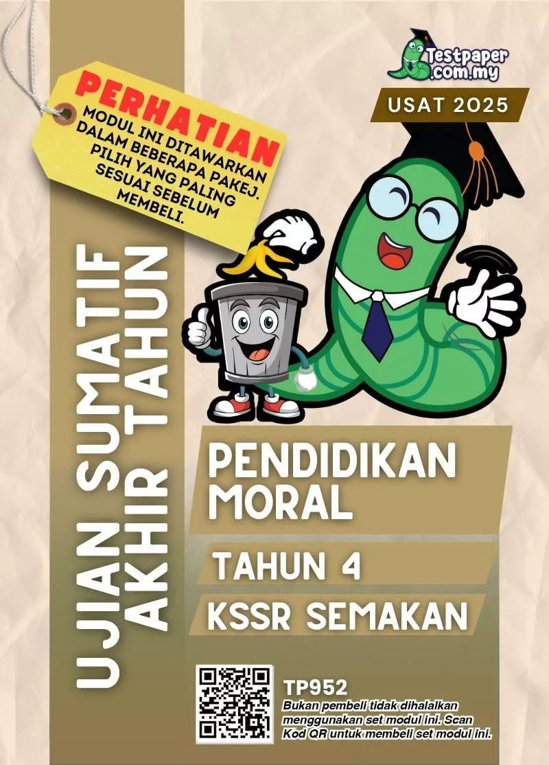 Bahan Ujian Akhir Pendidikan Moral Tahun 4 2025 Dalam Bentuk Word dan JSU KSSR