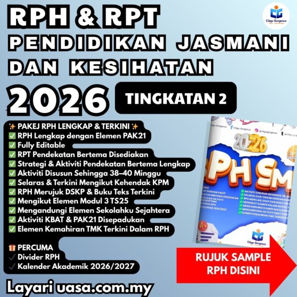 Increase Rph Dapatkan RPH Dan RPT PJPK Tingkatan 2 2026 Disediakan Untuk Pengajaran ...
