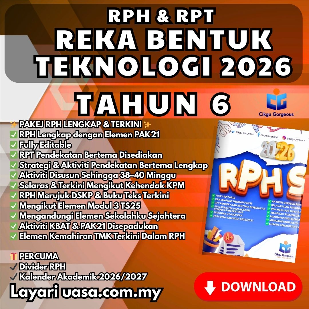 Bahan RPH dan RPT RBT Tahun 6 2026 Disediakan Bersama Rujukan Bahan Lain