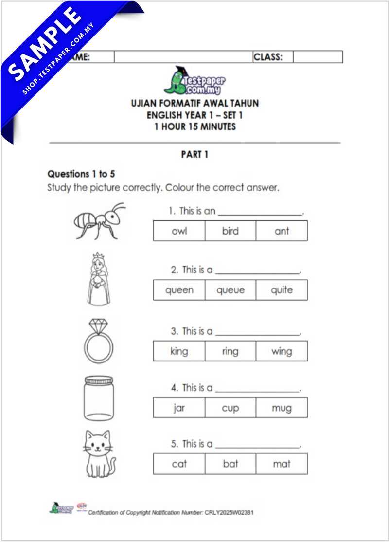 Download Koleksi Soalan Latihan Ujian Awal Tahun 1 2026 Subjek BM, BI, Sains dan Matematik Penggal 1 Untuk Guru dan Ibu Bapa 4 Download Koleksi Soalan Latihan Ujian Awal Tahun 1 2026 Subjek BM, BI, Sains dan Matematik Penggal 1 Untuk Guru dan Ibu Bapa