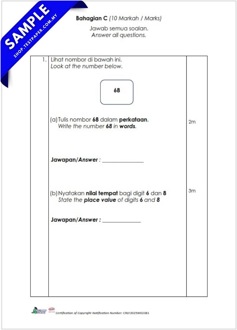 Modul Ujian UPSA Matematik Tahun 1 2026 Terkini Dalam Word dan JSU Untuk Ujian Pertengahan Tahun 6 Modul Ujian UPSA Matematik Tahun 1 2026 Terkini Dalam Word dan JSU Untuk Ujian Pertengahan Tahun