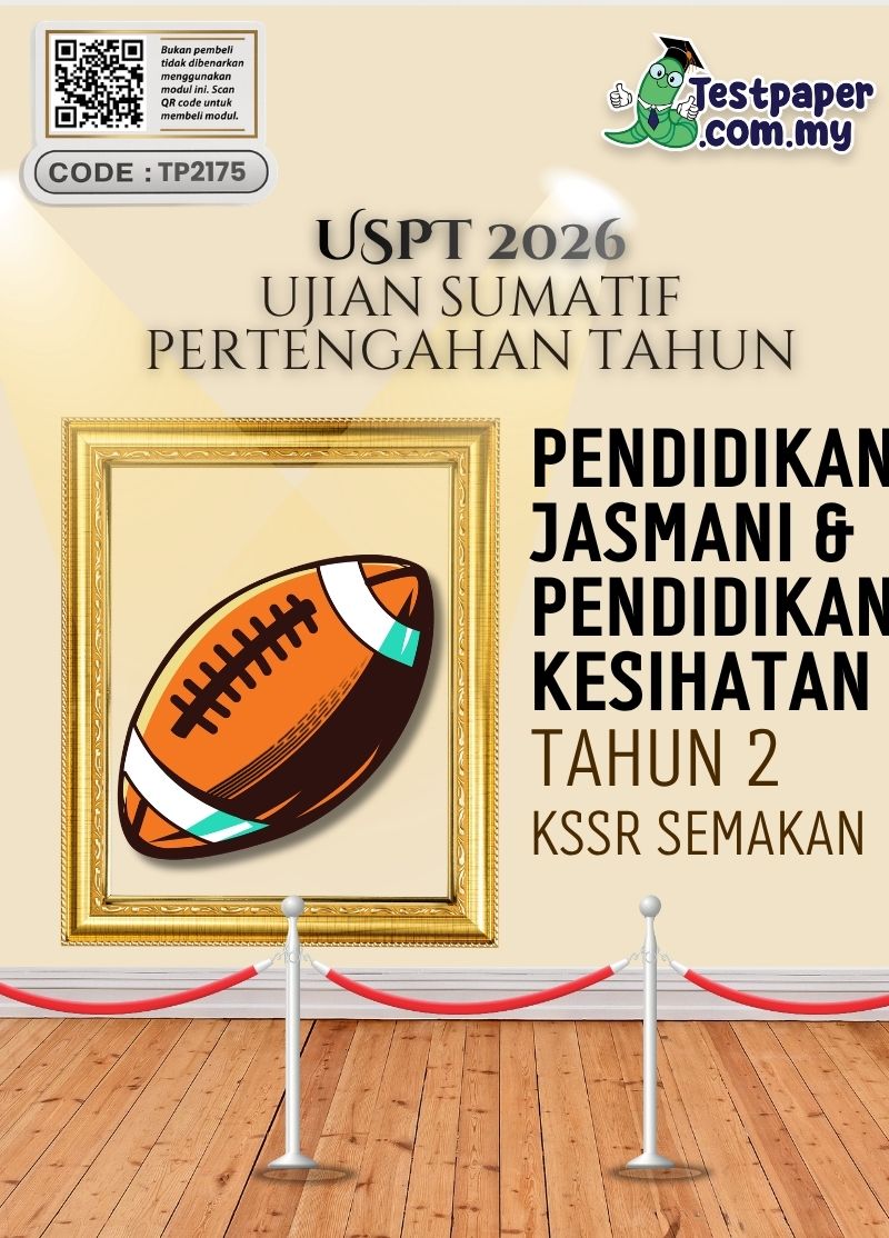Home 1 PDF dan Word Soalan Ujian Pertengahan Tahun PJPK Tahun 2 2026-2027 Terkini Ada JSU