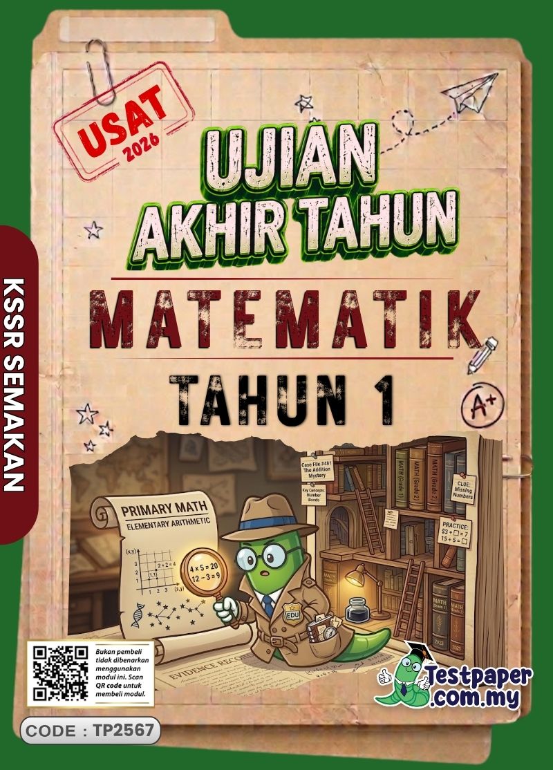 PDF Soalan Ujian Akhir Matematik Tahun 1 2026 UASA PDF dan Word Serta JSU Terkini