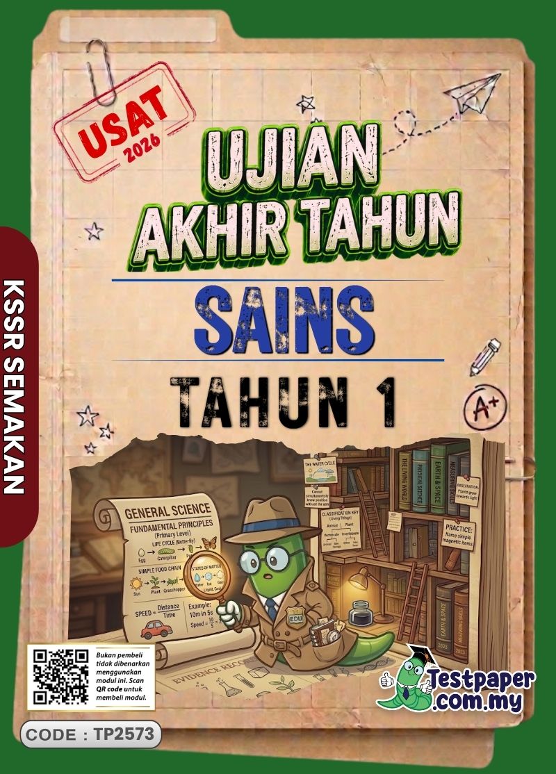 Fail Soalan Ujian Akhir Sains Tahun 1 2026 UASA PDF dan Word Serta JSU Terkini