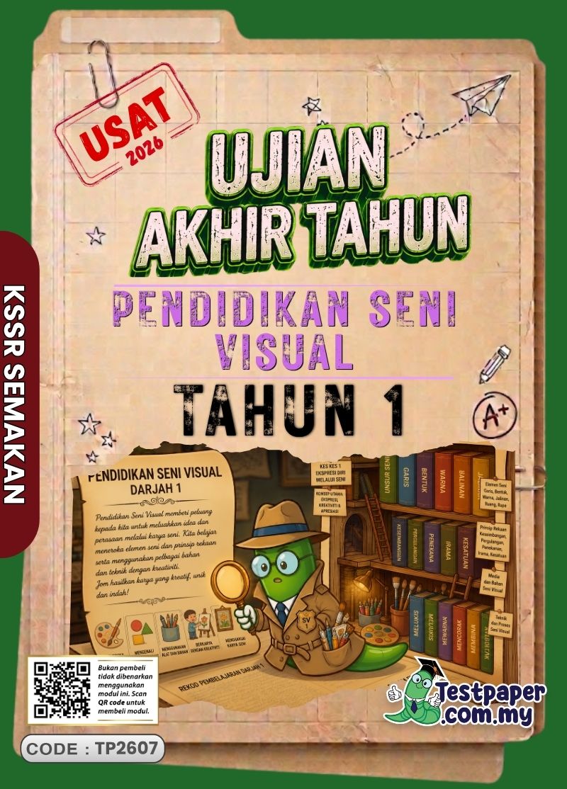 Bahan PDF Ujian Akhir Tahun PSV Tahun 1 2026 UASA PDF dan Word JSU