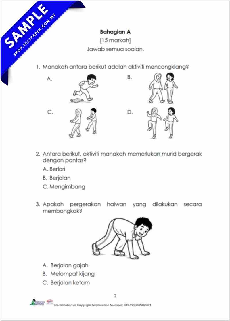 Rujukan Ujian Akhir Tahun PJPK Tahun 1 2026 UASA PDF dan Word JSU 4 Rujukan Ujian Akhir Tahun PJPK Tahun 1 2026 UASA PDF dan Word JSU