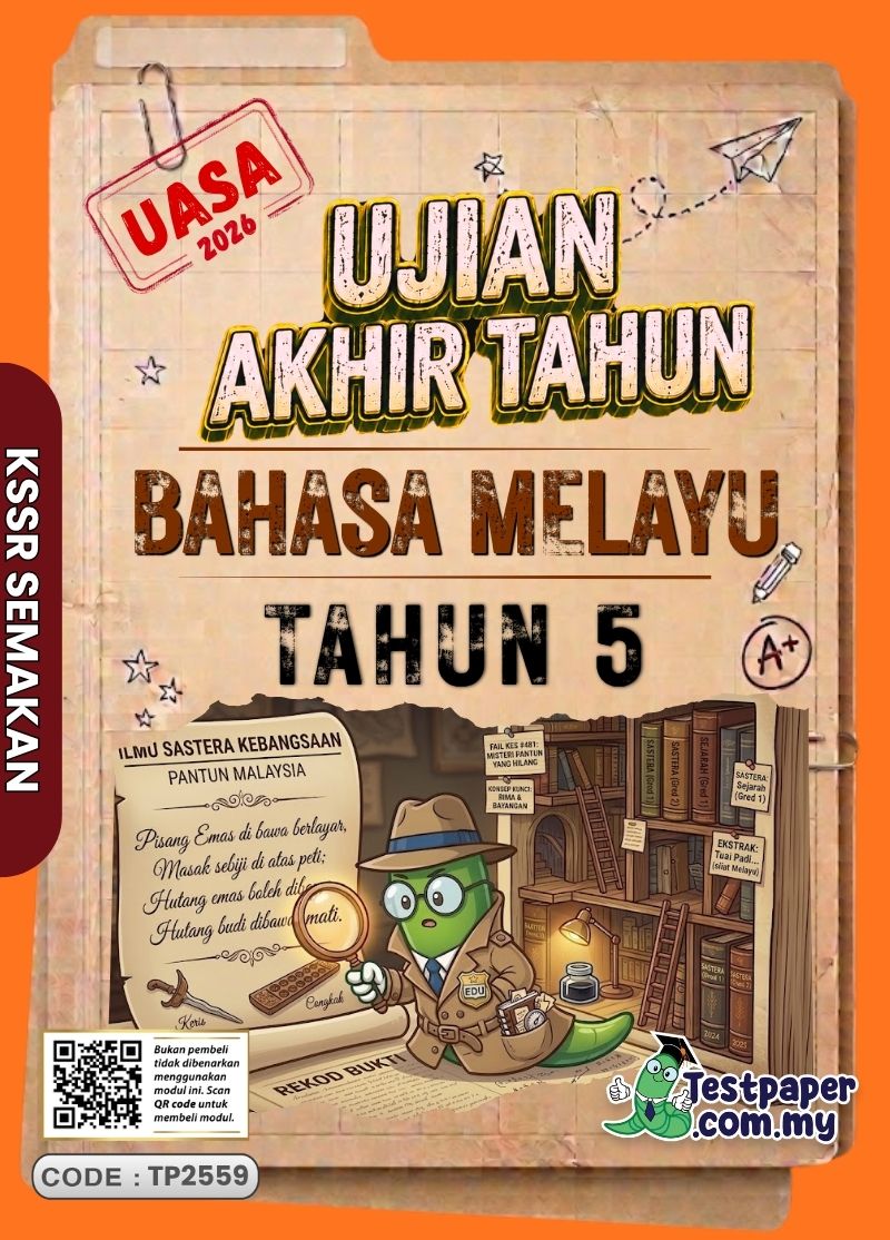 Rujukan Soalan Ujian Akhir Tahun BM Tahun 5 2026 UASA/PAT Ada PDF dan Word Ada JSU