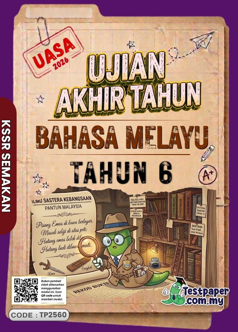 Download Kertas Ujian Akhir Tahun BM Tahun 6 2026 Format Word dan PDF Serta JSU untuk Guru
