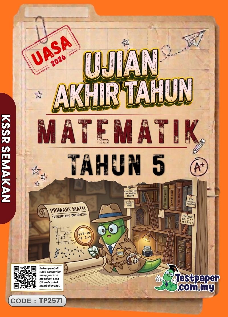 Download Soalan Ujian Akhir Tahun Matematik Tahun 5 2026 UASA/PAT Ada PDF dan Word Ada JSU