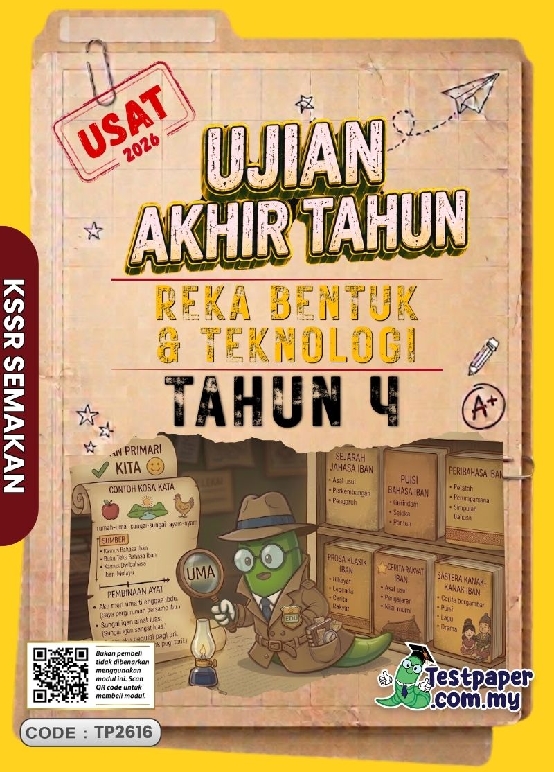 Kertas Ujian Akhir Tahun RBT Tahun 4 2026 UASA/PAT Word dan JSU