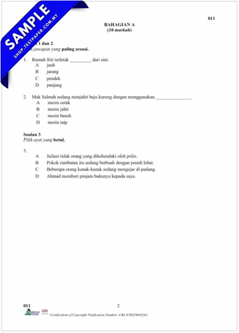 Download Kertas Ujian Akhir Tahun BM Tahun 6 2026 UASA/PAT Format Word dan PDF Serta JSU untuk Guru 4 Download Kertas Ujian Akhir Tahun BM Tahun 6 2026 Format Word dan PDF Serta JSU untuk Guru